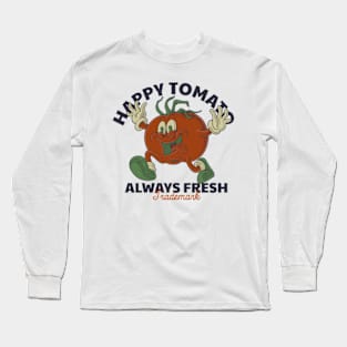 Happy tomato always fresh Long Sleeve T-Shirt